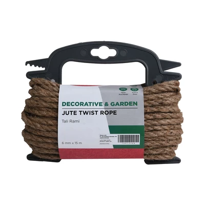 Gambar Maxbuilt Tali Rami Twist 15 mtr - Cokelat Natural