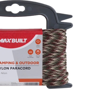 Gambar Maxbuilt Tali Nylon Paracord 30 mtr - Camo