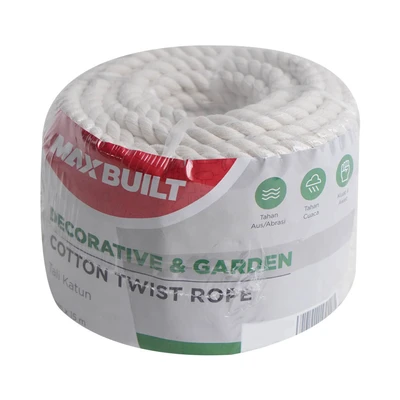 Gambar Maxbuilt Tali Katun Twist 15 mtr - Putih