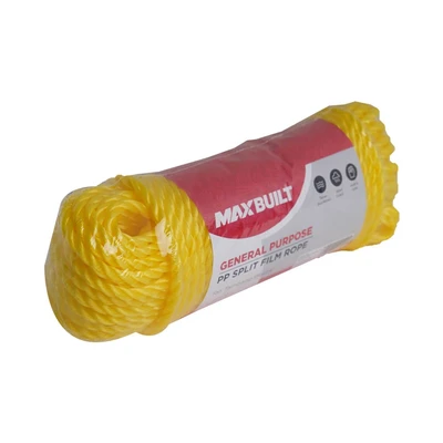 Gambar Maxbuilt Tali Tambang Plastik 30 mtr - Kuning