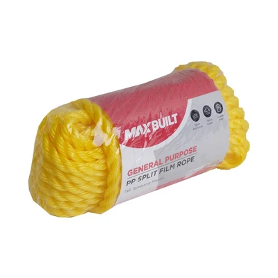 Gambar Maxbuilt Tali Tambang Plastik 15 mtr - Kuning