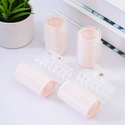 Gambar Ataru Roll Rambut Ukuran M Set 4 pcs - Pink