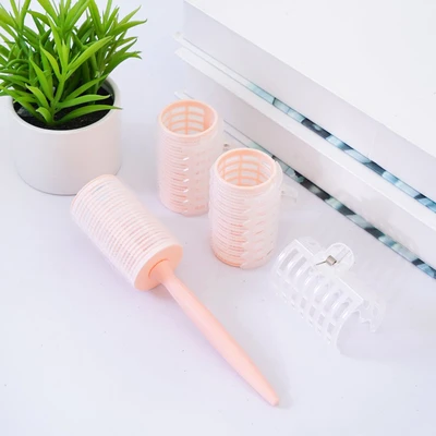 Gambar Ataru Roll Rambut Dengan Handle Ukuran L Set 3 pcs - Pink