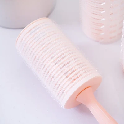 Gambar Ataru Roll Rambut Dengan Handle Ukuran L Set 3 pcs - Pink