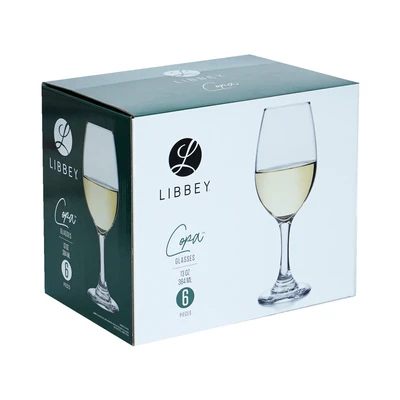 Gambar Libbey 384 Ml Set 6 Pcs Copa Goblet Gelas Wine