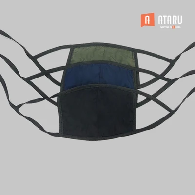 Gambar Ataru Masker Kain Set 2 pcs - Biru