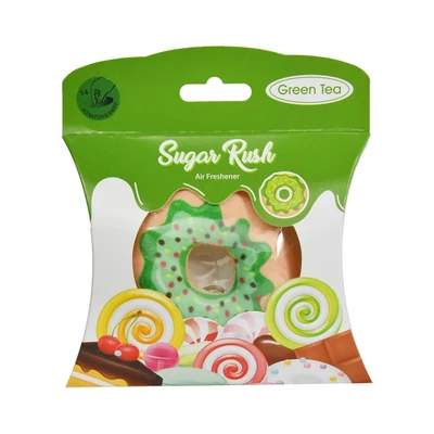 Gambar Flamingo Green Tea Sugar Rush Donut Pengharum Mobil