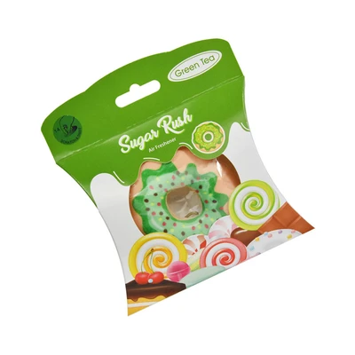 Gambar Flamingo Green Tea Sugar Rush Donut Pengharum Mobil