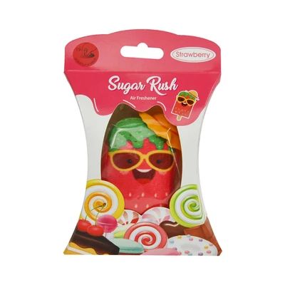 Gambar Flamingo Strawberry Sugar Rush Popsicle Pengharum Mobil