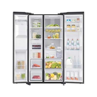 Gambar Samsung 676 Ltr Kulkas Side By Side Rs64r5141b4/se