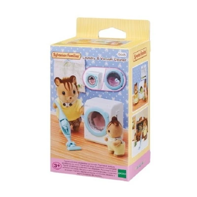 Gambar Sylvanian Families Set Laundry N Vacuum Cleaner Esfu54450