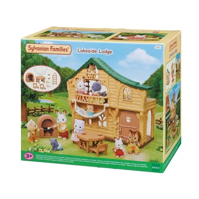 Gambar Sylvanian Families Set Lakeside Lodge Esfh54510