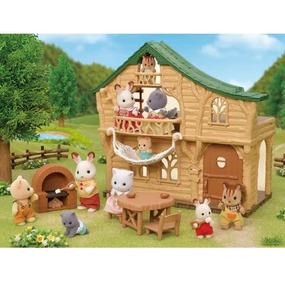 Gambar Sylvanian Families Set Lakeside Lodge Esfh54510