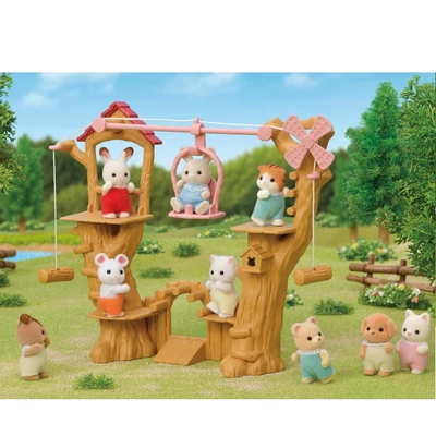 Gambar Sylvanian Families Set Baby Ropeway Park Esfj54520