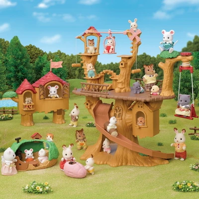Gambar Sylvanian Families Set Baby Ropeway Park Esfj54520