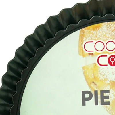 Gambar Cooking Color 20 Cm Loyang Pie - Abu-abu