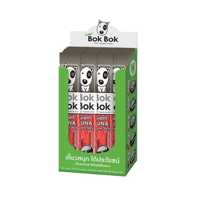 Gambar Bok Bok Camilan Anjing Stick Giant Tuna Bone 30 gr