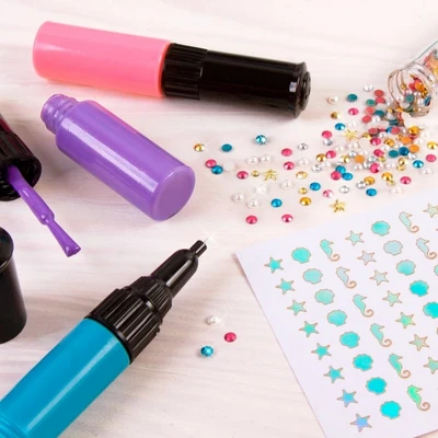 Gambar Make It Real Set Paint Sparkle Mermaid Nail Art 2324