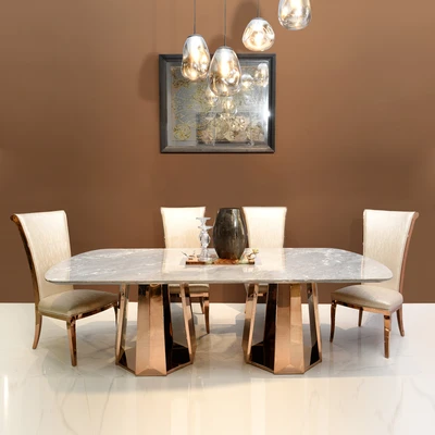 Gambar Home Galleria Simona Meja Makan - Biru