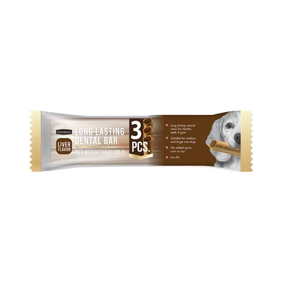 Gambar Goodies Camilan Anjing All Life Stages Medium & Large Long Lasting Dental Liver 3 pcs