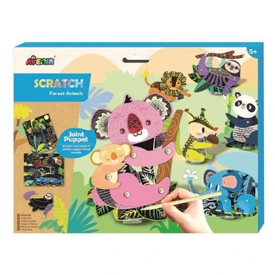 Gambar Avenir Set Scratch Forest Animals Ch191685