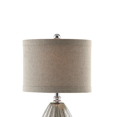 Gambar Home Galleria Cadilac Lampu Meja E27 Set 2 pcs - Silver Chrome