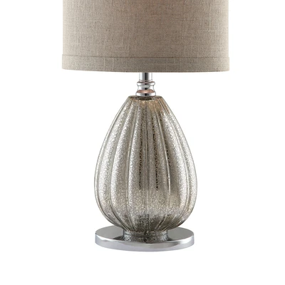 Gambar Home Galleria Cadilac Lampu Meja E27 Set 2 pcs - Silver Chrome