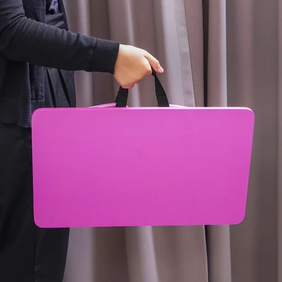 Gambar Informa Mini Oxy Meja Laptop Lipat Anak Dengan Strap - Pink