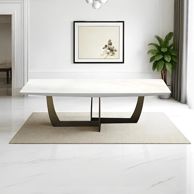 Gambar Home Galleria Dominic Meja Tamu Rectangular - Putih