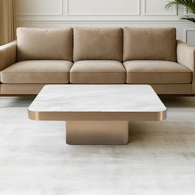 Gambar Home Galleria Dior Meja Tamu Square - Putih