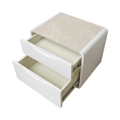 Gambar Informa Casper Nakas - Putih High Gloss