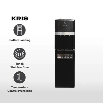 Gambar Kris Dispenser Air Bottom Loading Electric - Hitam