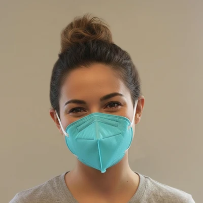 Gambar Gut Masker Pelindung Respirator Partikulat KN95 Set 50 pcs - Hijau