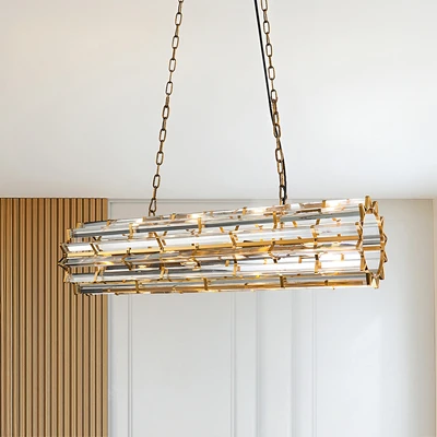 Gambar Home Galleria Keyla Lampu Gantung Hias 8L 100x25x25 cm - Brass