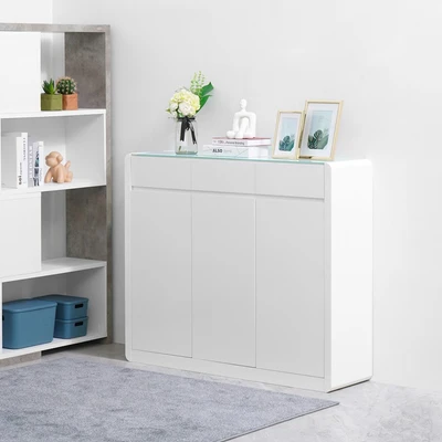 Gambar Informa Dolce Kabinet 3 Pintu Dengan 3 Laci - Putih