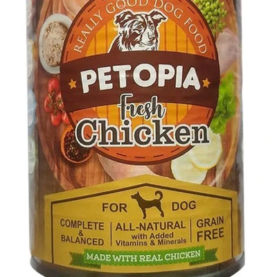 Gambar Petopia 380 Gr Makanan Anjing Basah Adult Fresh Chicken