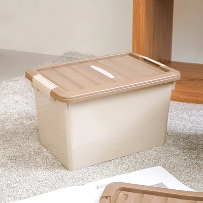 Gambar Informa Kotak Penyimpanan Dengan Tutup 32x22.5x20 cm - Cokelat