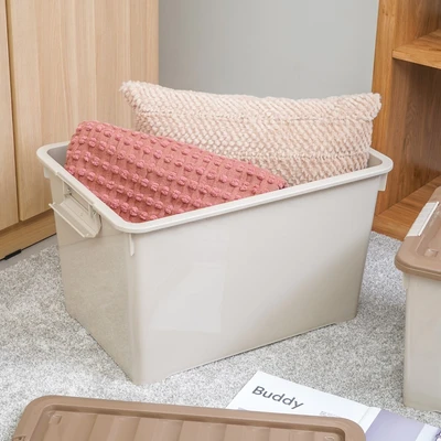 Gambar Informa Kotak Penyimpanan Dengan Tutup 45x32x29 cm - Cokelat