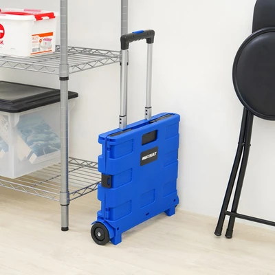 Gambar Maxbuilt Troli Lipat Portabel 25 Kg - Biru