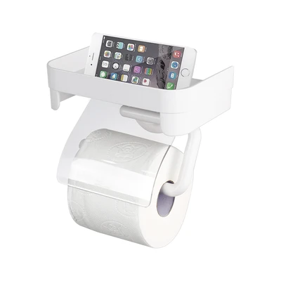 Gambar Informa Holder Tisu Toilet Gulung Dengan Rak - Putih