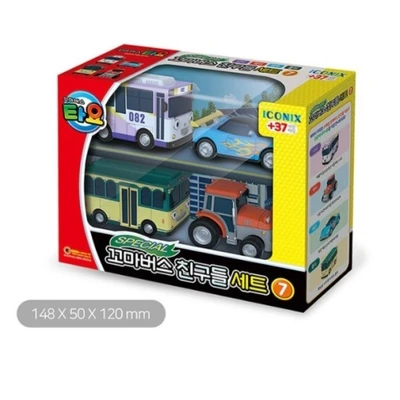 Gambar Tayo Set Diecast Car 4 Style Mini Car6