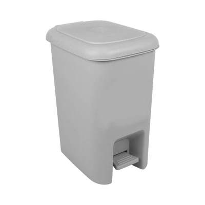 Gambar Informa Tempat Sampah Pedal plastik 16.3 Liter - Abu-Abu