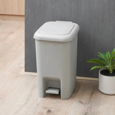 Gambar Informa Tempat Sampah Pedal plastik 16.3 Liter - Abu-Abu