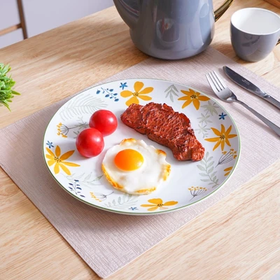Gambar Appetite Pallete Felicia Piring Makan Porcelain Set 6 pcs - Kuning