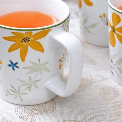 Gambar Appetite Mug Porcelain Pallete Felicia 325 ml Set 6 pcs - Kuning