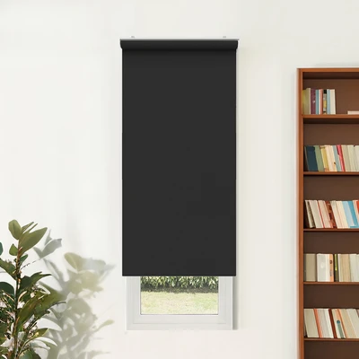 Gambar Arai 75x200 Cm Roller Blind Solar Screen - Hitam