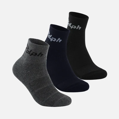 Gambar Alph Set 3 Pcs Kaus Kaki Pria Premium Quarter