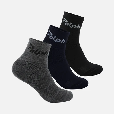 Gambar Alph Set 3 Pcs Kaus Kaki Pria Premium Quarter