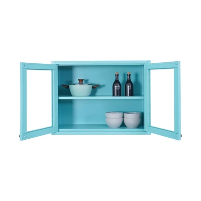 Gambar Informa Scott Kabinet Dinding Metal 2 Tingkat - Hijau Mint