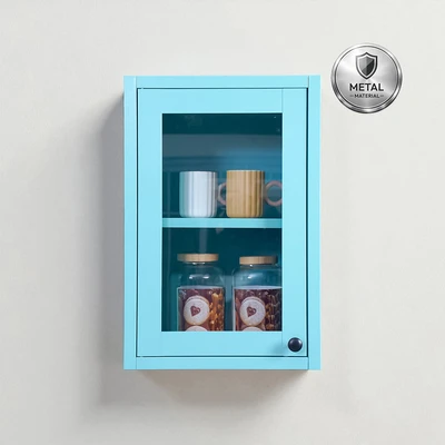 Gambar Informa Scott Kabinet Dinding Metal 1 Pintu - Mint